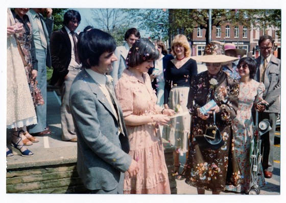 Audrey nd Clive's wedding 1978