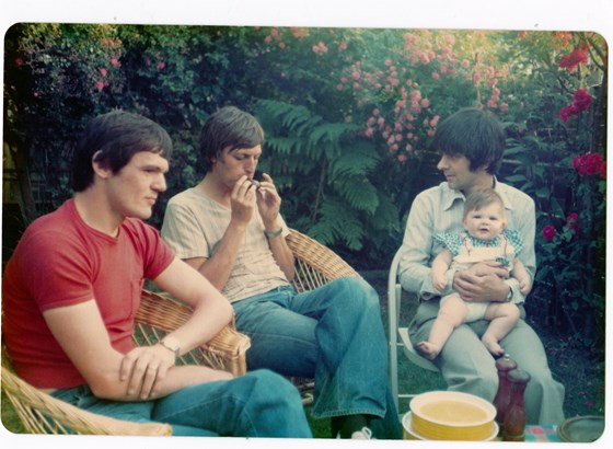 Summer 1979 Tony, Keith, Clive and Bronia