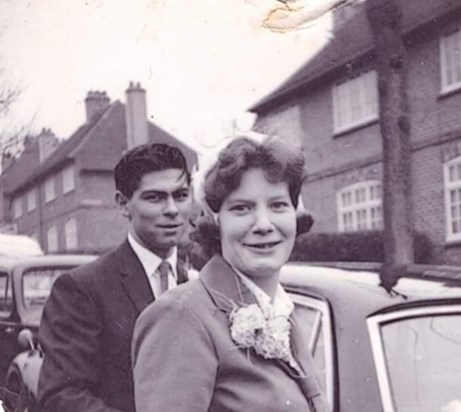 Pops and Mum on their wedding day. 