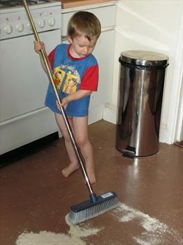 Declan cleaning