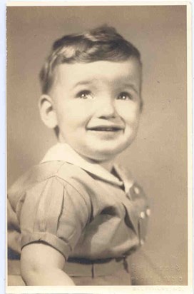 Young David Robert Schmidt, 1 yr old