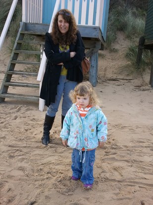 Mum with Sophie in 2010