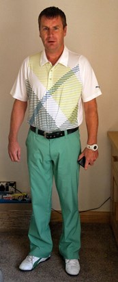 Terry's green golf gear