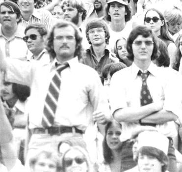At UNC Fall 1973!!!  My dad and his buddy, Harry ("Hoov").  (notice Kay in between them!)