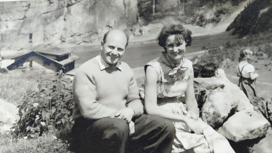Daddy Peter and Mummy Gwendolen Switzerland