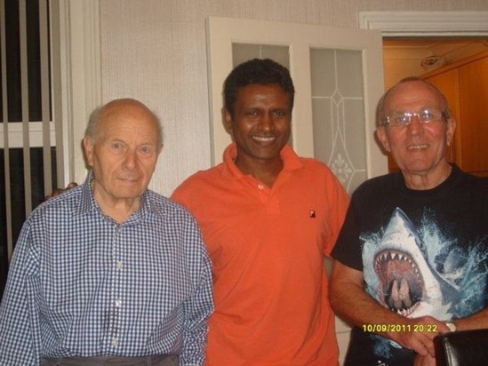 The three UNWINS, Peter, Duncan and Philip.. thank you for these beautiful memories  in Sheffield  September 2011