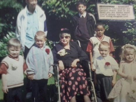 nan and her granchildren x