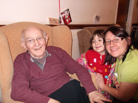 Dad, Caitlin and Cheryl