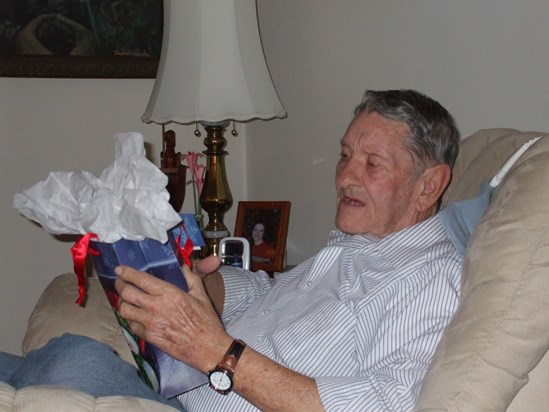 Dad at Christmas a couple years ago.