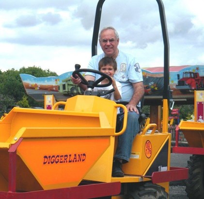 Diggerland with Dylan