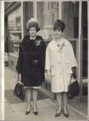 connie and mum  1965