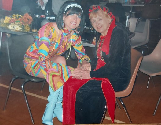 Donna and Mum at her 80th