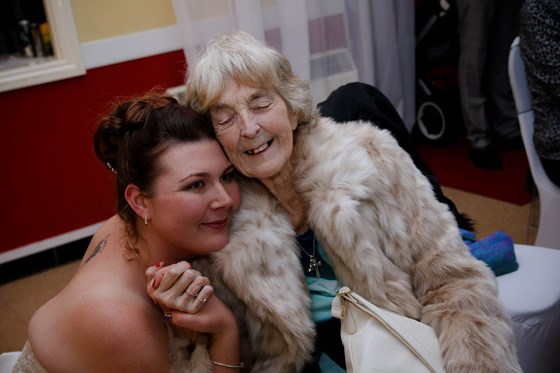 Beautiful Nan and me at our wedding x going to miss this beautiful lady very much x 