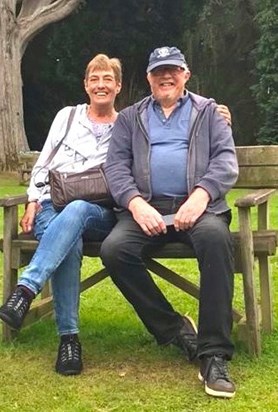 Jen and Grahame at Eastnor Castle, Hereford