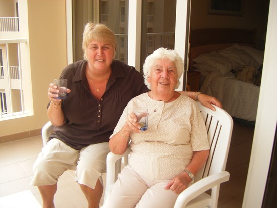 Mum and Sue at Taba heights