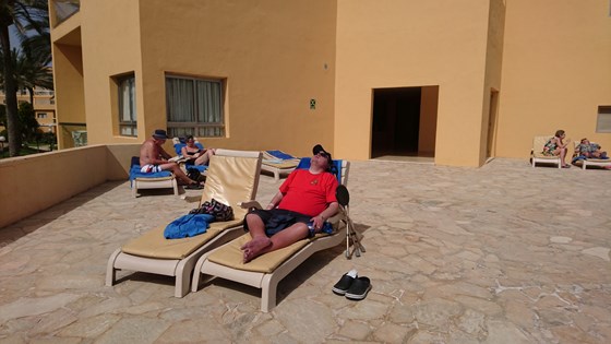 Sunbathing, Fuerteventura 