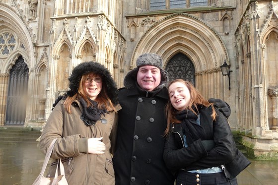 New Year 2013, with Lauren and Chloe, York