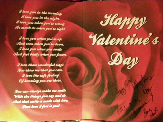 Valentine To Wills 2011