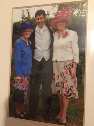 A picture of a picture from our wedding. Xxx