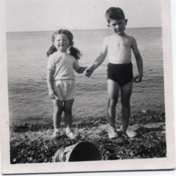 Didi with cousin Michael c 1949
