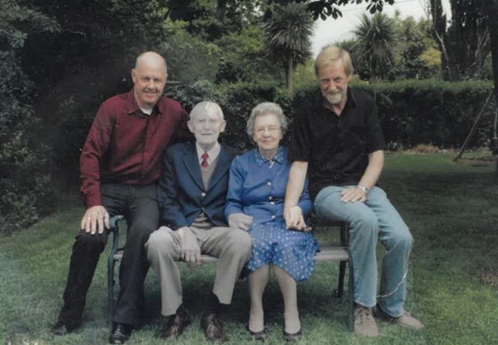 Parents Jack, Margaret & brother John