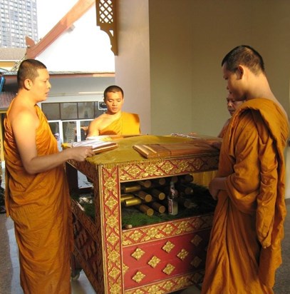 19 Monks Bless the Remains