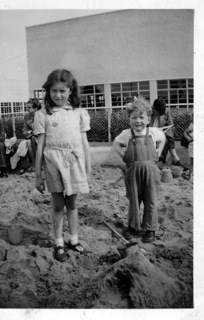 Maureen and brother Roger at Butlins