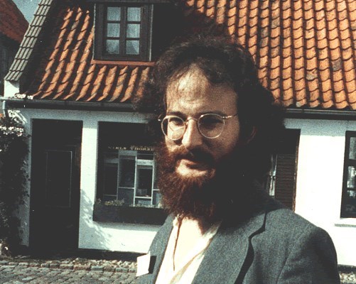 Paul with hair and a BIG beard in the 80s