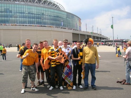 The boys trip to Wembley