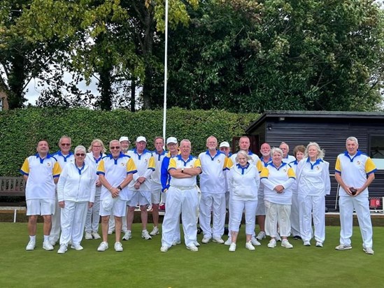 Last match of the 2023 outdoor season.  I only knew you for a few years Alan but it was a pleasure to bowl with you, even though you always seemed to say “just a bit more green” 😏