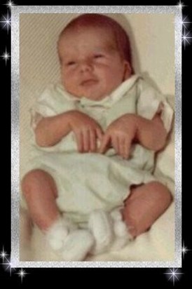 John as a baby