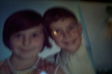 Dave and Me as children, approx 1966