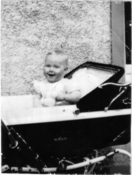 Paul in his pram 1965 James Street