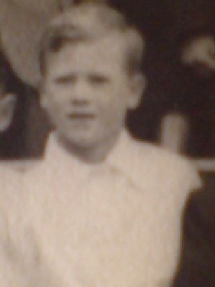 James aged 6 first holy communion