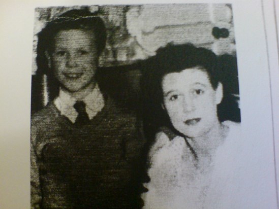 This is your Granny son.....(My beautiful mother and me 1953)