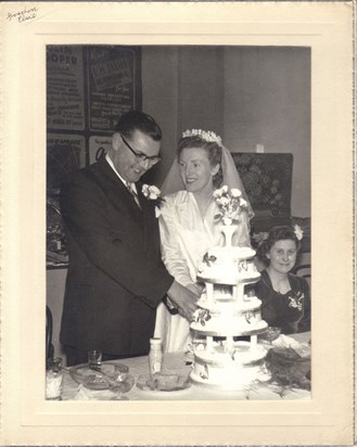 Gordon & Elsie Wedding 1956