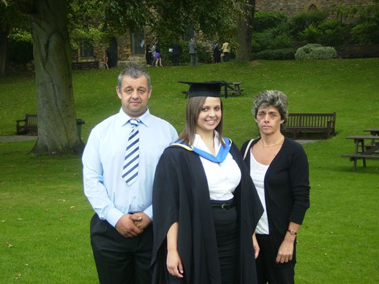 At my graduation in 2010