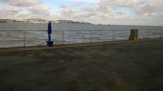 View from Paignton to Torquay