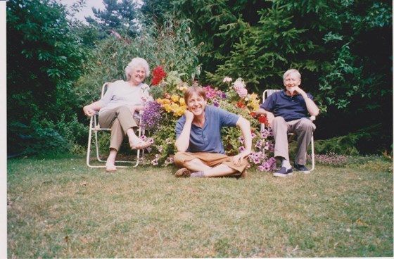 A happy time-Pam, Steve and John