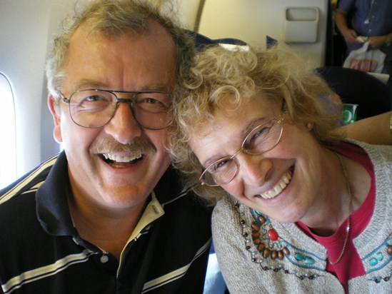 Rob and Sue on their travels