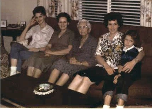 1964 Margaret, Eudora,Hazel,Nila Jean, Pamela