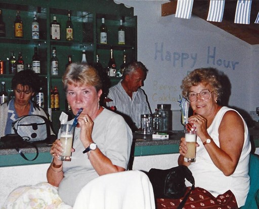 Samos 1995 with Margaret