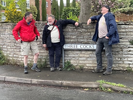 My favourite photo if the guys on Coronation Day after a very boozy afternoon in the tap room of the local brewery. 