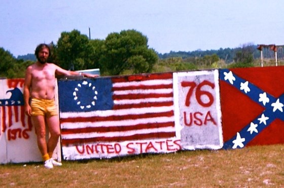 Holden Beach celebrating the Bicentennial in 1976