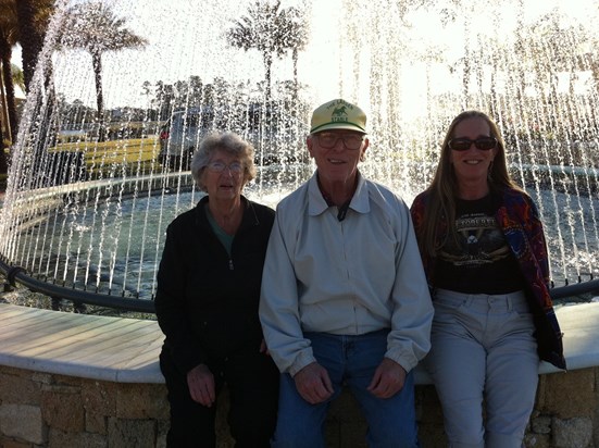 Granny(Ruth), Duke and Barb in Florida 2012