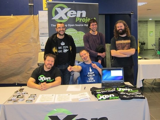 The Xen-Project was often present at FOSDEM, thanks to Lars. And being there with him was great fun!