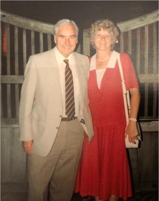 Peggie and Bruce in the 1980s