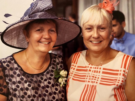 Margaret and Pat at Tom and Clare’s wedding 