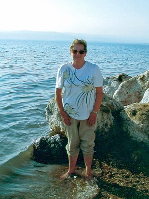 Paddling in the Dead Sea