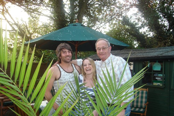 Me, Julie and Dad 2008